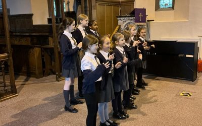 Forsbrook Children Sing Worship Songs at St. Peter’s Church Welcome Hub